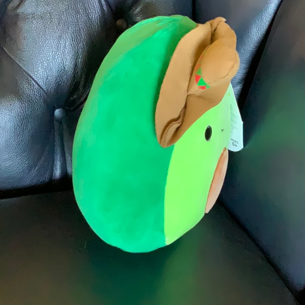 Squishmallows Austin Avocado Cinco de Mayo NWT Wearing Sombrero 8” - Picture 8 of 10